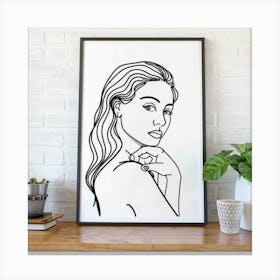 Portrait Of A Woman 74 Canvas Print