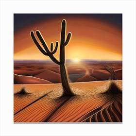 Beautiful Desert Canvas Print