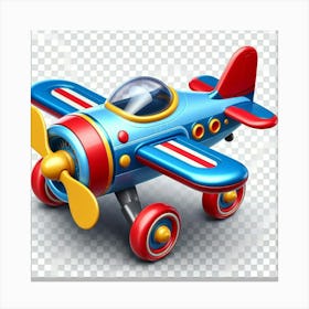 Toy Airplane Canvas Print
