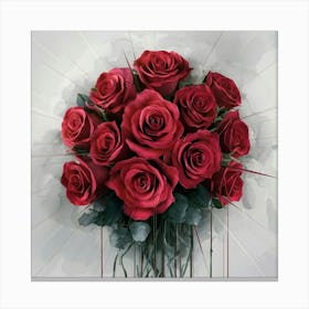 Red Roses 7 Canvas Print