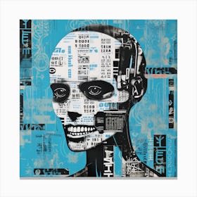 'The Skeleton' 4 Canvas Print