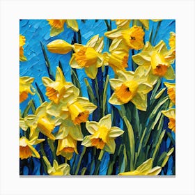 Yellow Daffodils Canvas Print