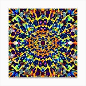 Psychedelic Mandala 31 Canvas Print