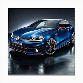 Volkswagen Golf R Canvas Print