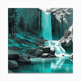 Waterfall 20 Canvas Print