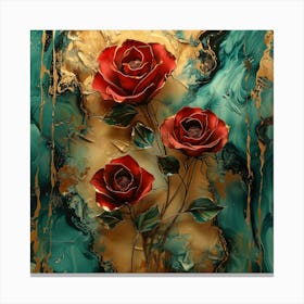 Red Roses Canvas Print