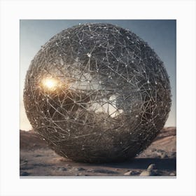 Earth Sphere Canvas Print