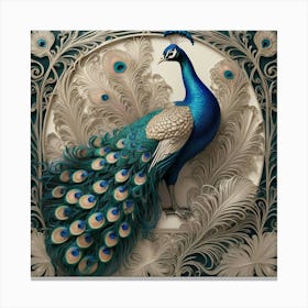 Peacock 6 Canvas Print