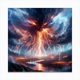 Lightning Storm 25 Canvas Print