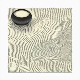 Vase On A Table Canvas Print