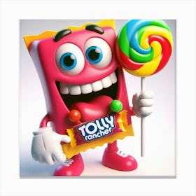 Tolly Candy Canvas Print