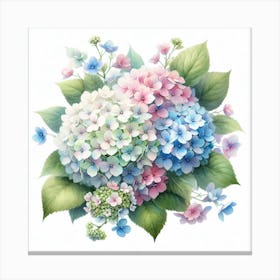 Hydrangeas Canvas Print