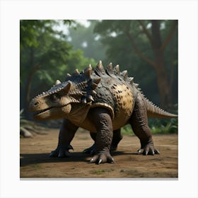 Triceratops 7 Canvas Print