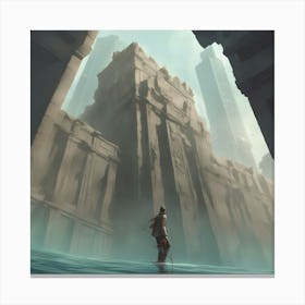 Shadow Of The Tomb Canvas Print