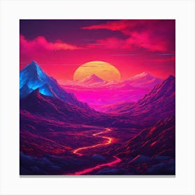 Landscape Painting 1 Canvas Print