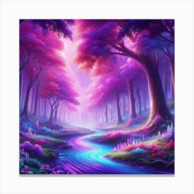 Purple Forest 2 Canvas Print