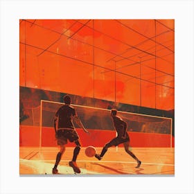 Soccer Game 1 Canvas Print