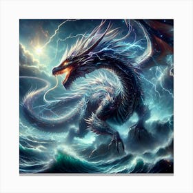 Dragon In The Sky 3 Canvas Print