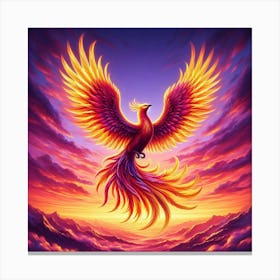Sunset Phoenix  Canvas Print