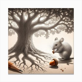 Acorn Tree Canvas Print