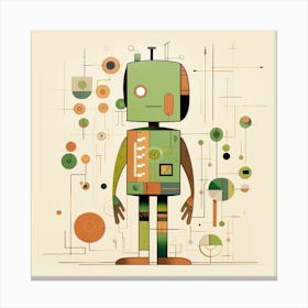 Robot 6 Canvas Print