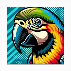 Pop Parrot 5 Canvas Print