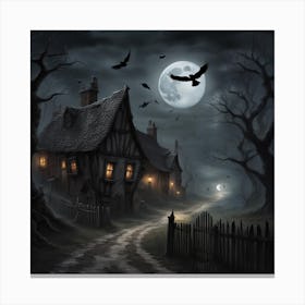 Haunted House Canvas Print