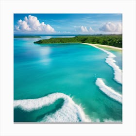 Blue Lagoon Canvas Print