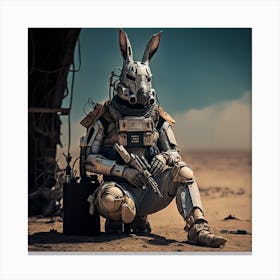 Mad Max Bunny Canvas Print