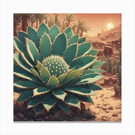Cactus 85 Canvas Print