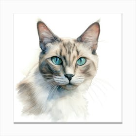Raas Cat Portrait Canvas Print