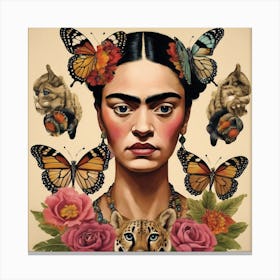 Frida Kahlo 67 Canvas Print