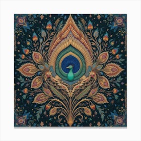 Peacock 26 Canvas Print