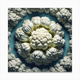 Cauliflower In A Circle Canvas Print