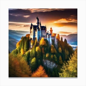 Neuschwanstein Castle 2 Canvas Print