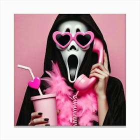 Scream meme Canvas Print