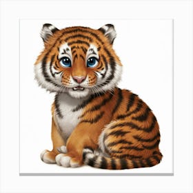 Tiger Cub 5 Canvas Print