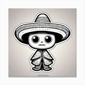 Mexican Kid Canvas Print