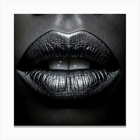 Firefly Bold And Mysterious Sealed Black Lips Of Silence 69327 (2) Canvas Print