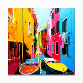 Seaside Logistics - Venice Canals Canvas Print