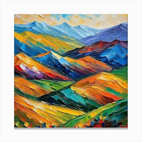 Abstract Landscape Painting 2 Canvas Print