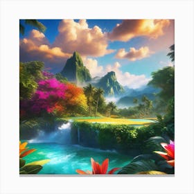 Tropical Paradise 18 Canvas Print