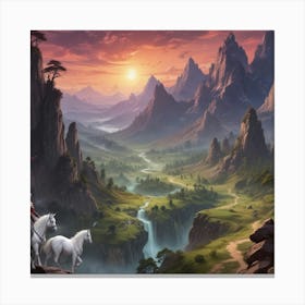 Lord Of The Rings 1 Canvas Print