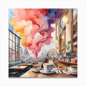 Coffee Shop 2 Canvas Print