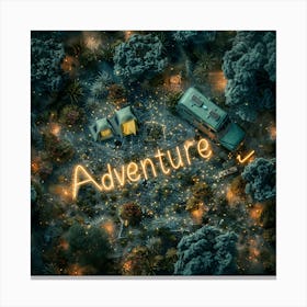 Adventure In The Forest Canvas Print