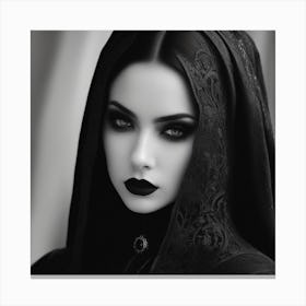 Gothic Beauty 1 Canvas Print