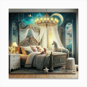 Fairytale Bedroom Canvas Print