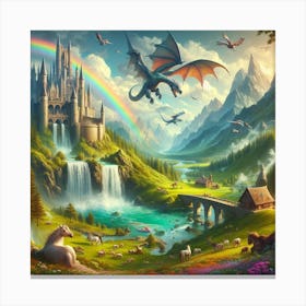 Fairytale Castle 1 Canvas Print