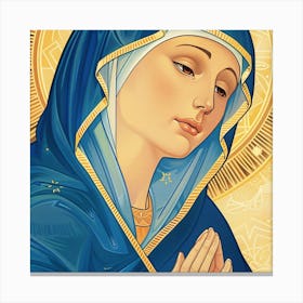 Virgin Mary 2 Canvas Print