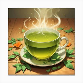 Tea Art 413 Canvas Print